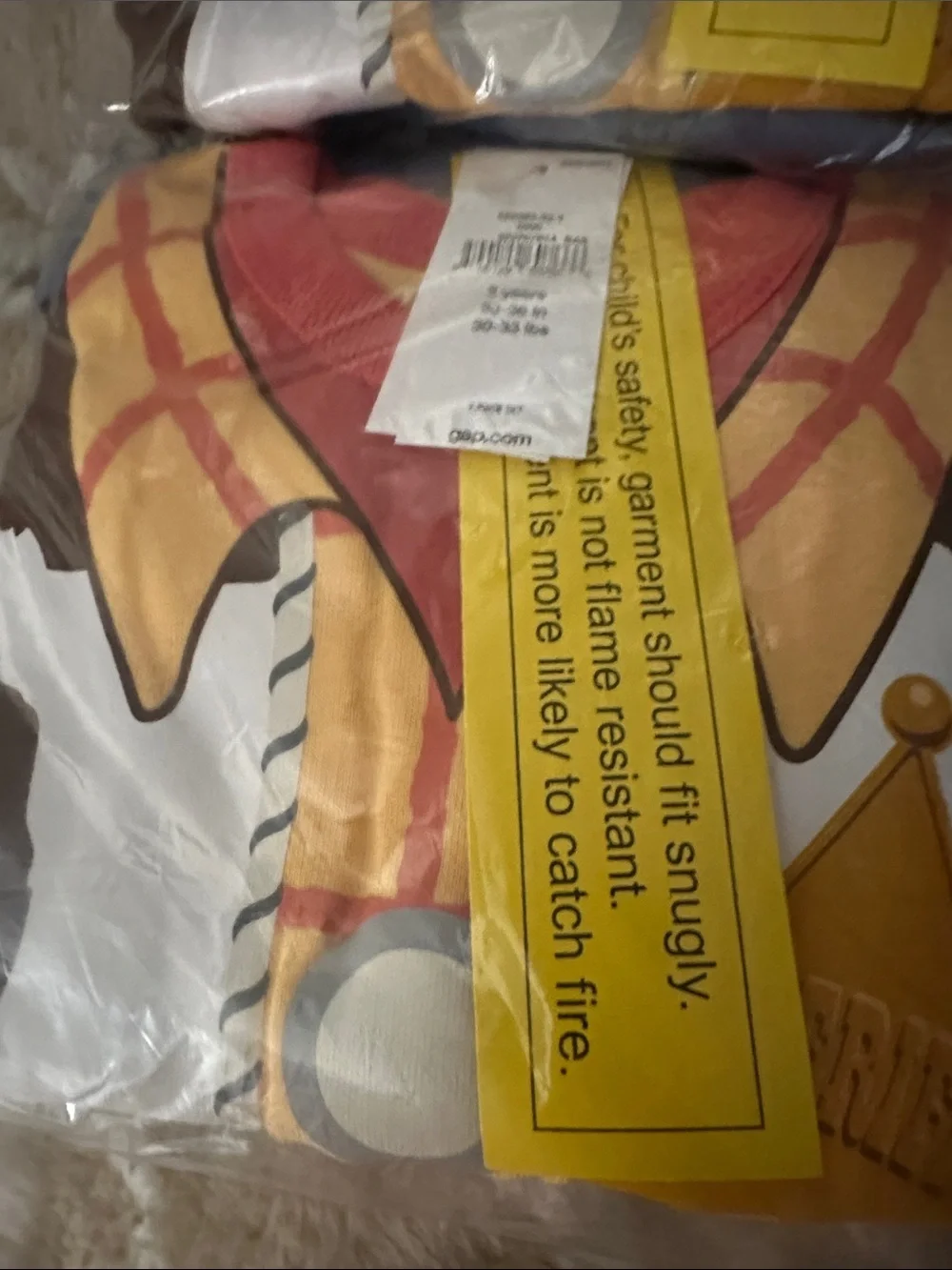 GapxDisney Organic Brushed Cotton PJ Set Toy Story Woody Cowboy - NWT